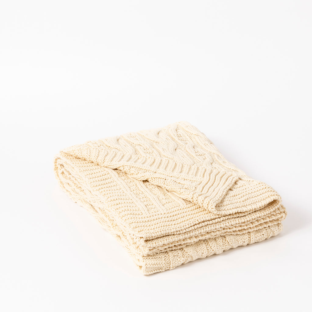 Braided Cable 2.0 Throw Blanket