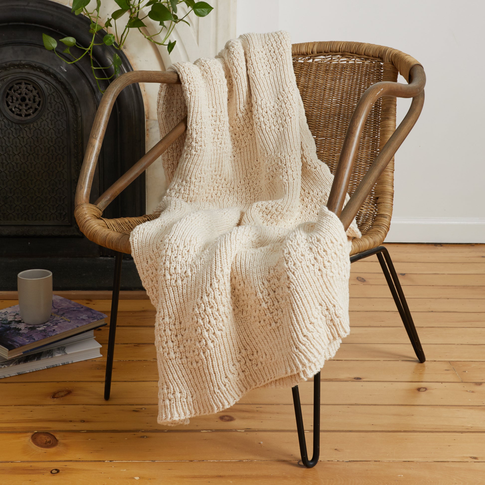 Chevron Tuck Throw Blanket