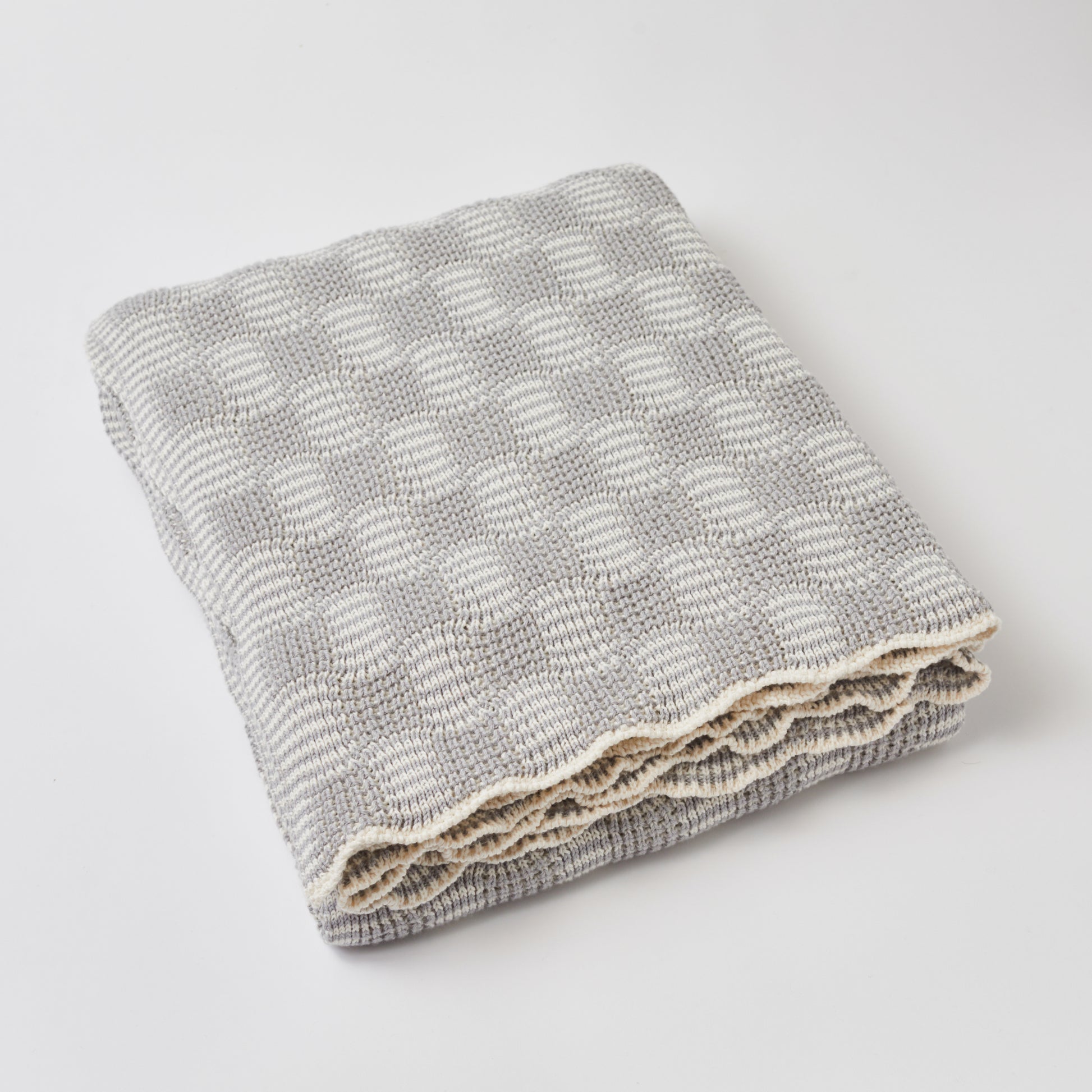 Grey Classic Pop Cotton Throw Blanket