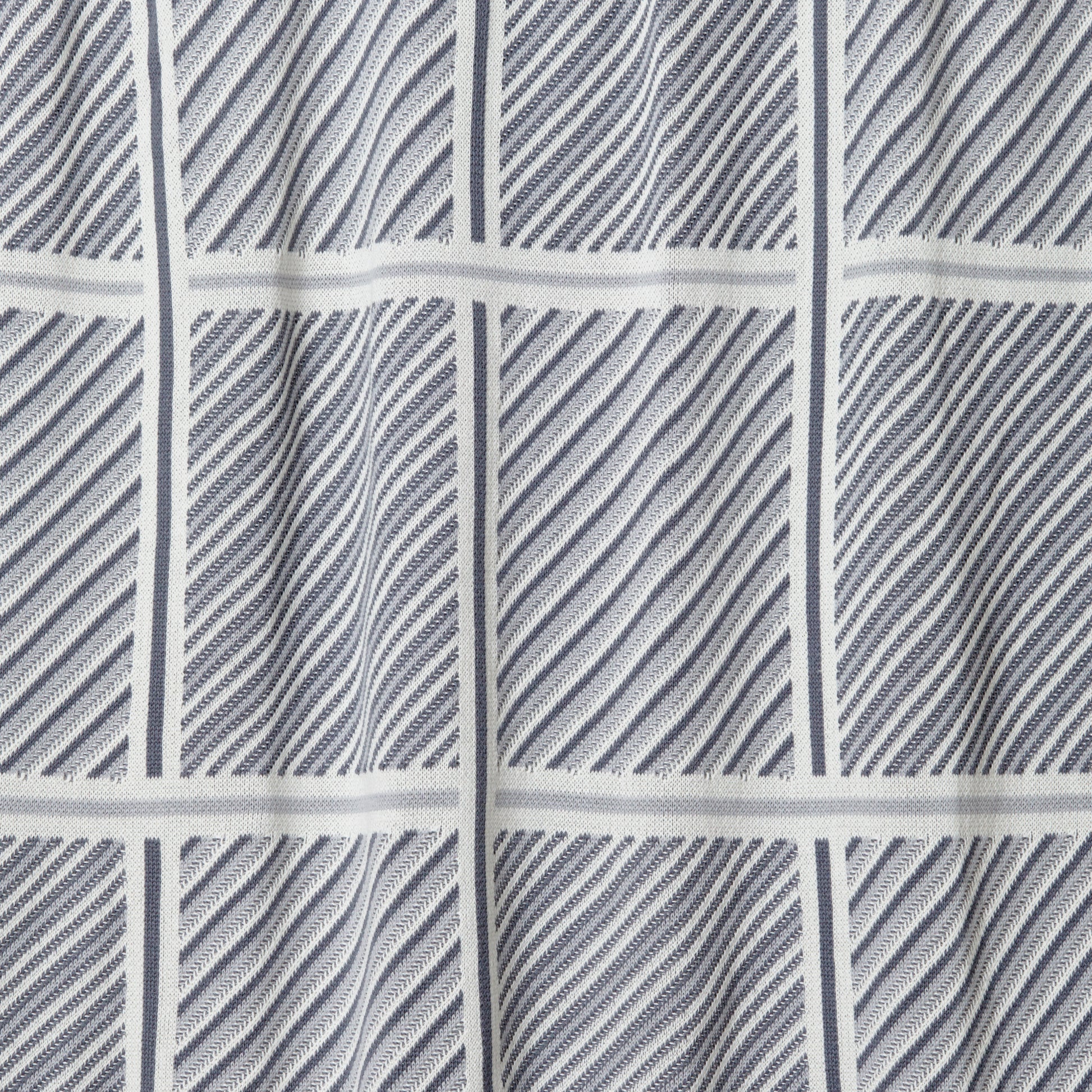 Dark Grey Combo Classic Crossings Cotton Throw Blanket