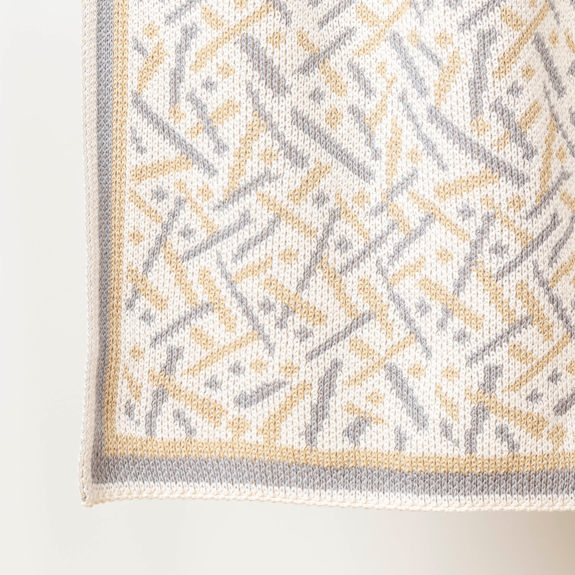 Tan Combo Stardust Cotton Throw Blanket