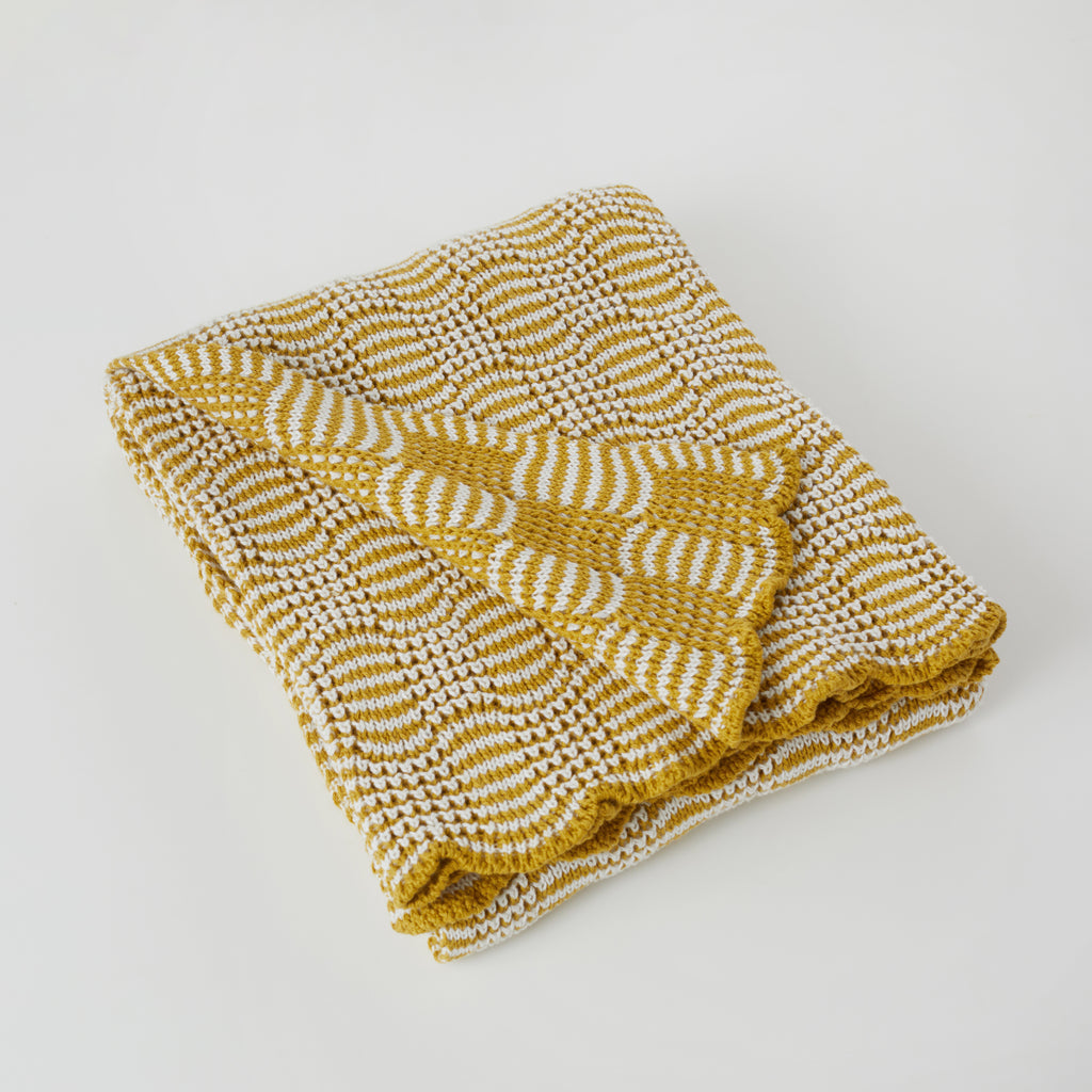 Mini Waves Baby Blanket