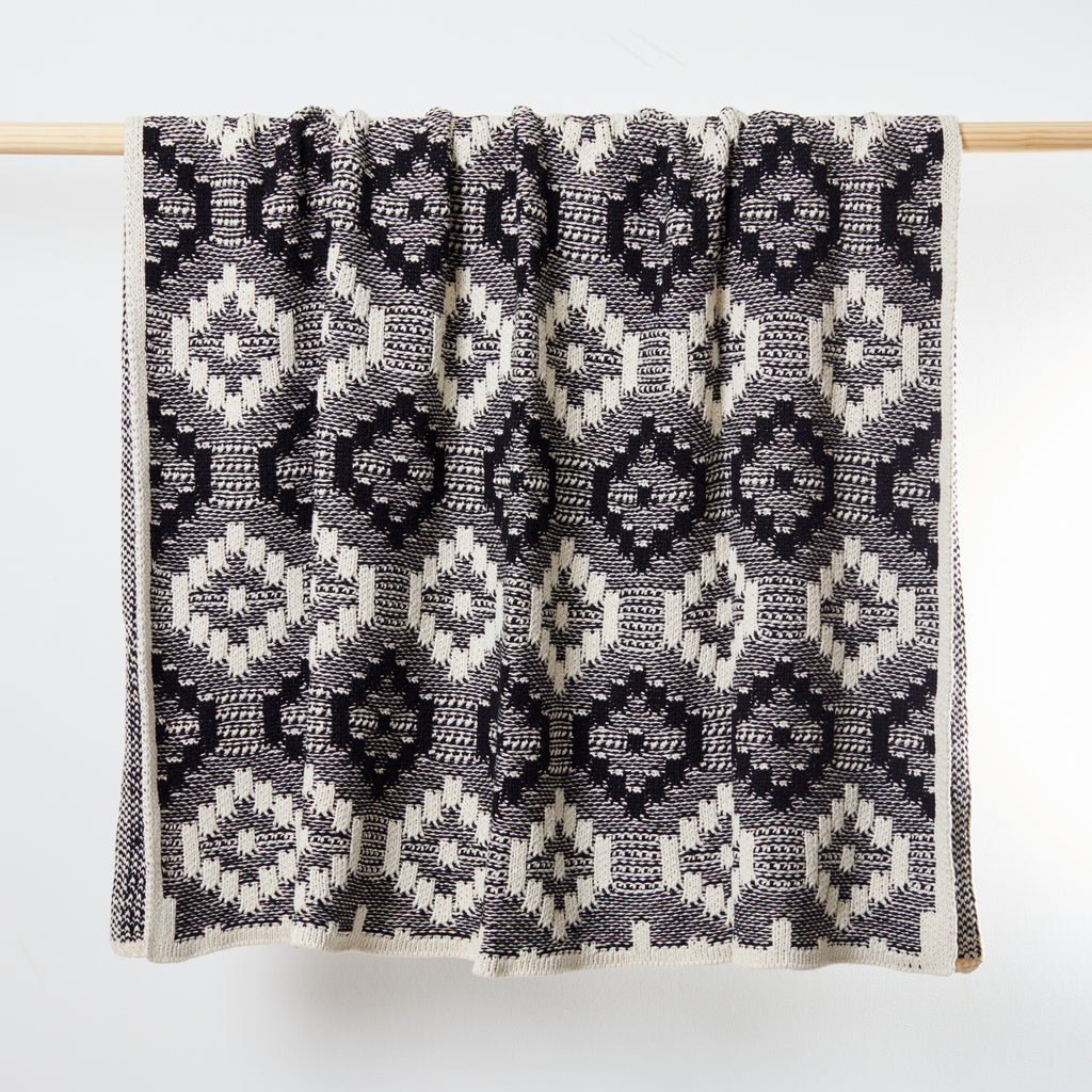 Mirrored Diamonds Throw Blanket