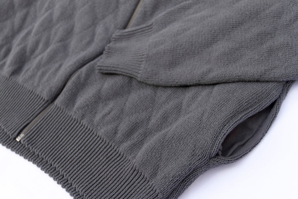 Storm Quilted Zipper Cardigan (Originally $139.99)