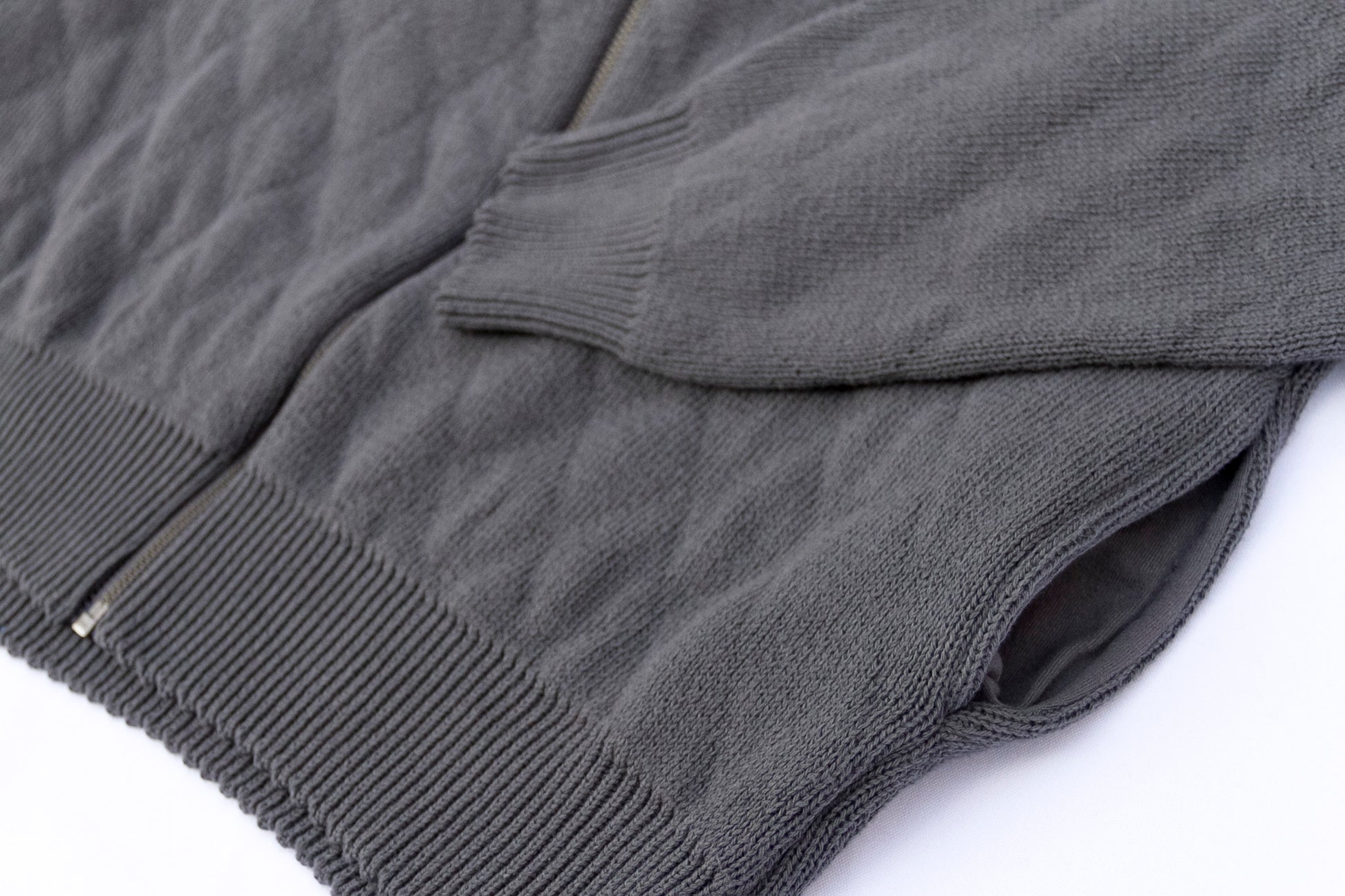 Storm Quilted Zipper Cardigan (Originally $139.99)