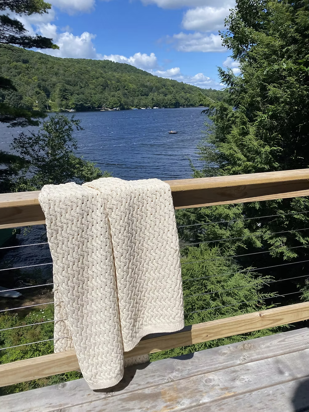 Sailor Stitch Throw Blanket