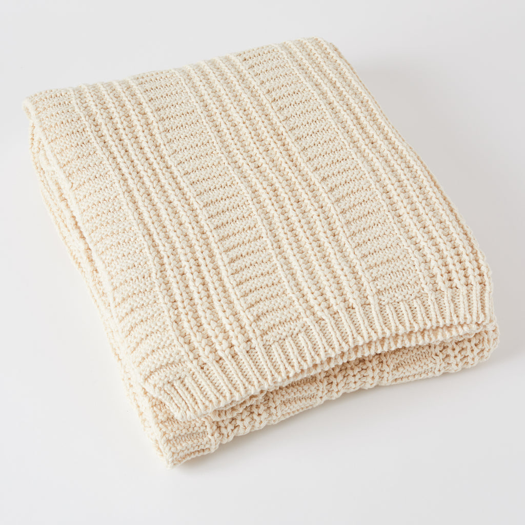Modern Vertical Stripe Throw Blanket