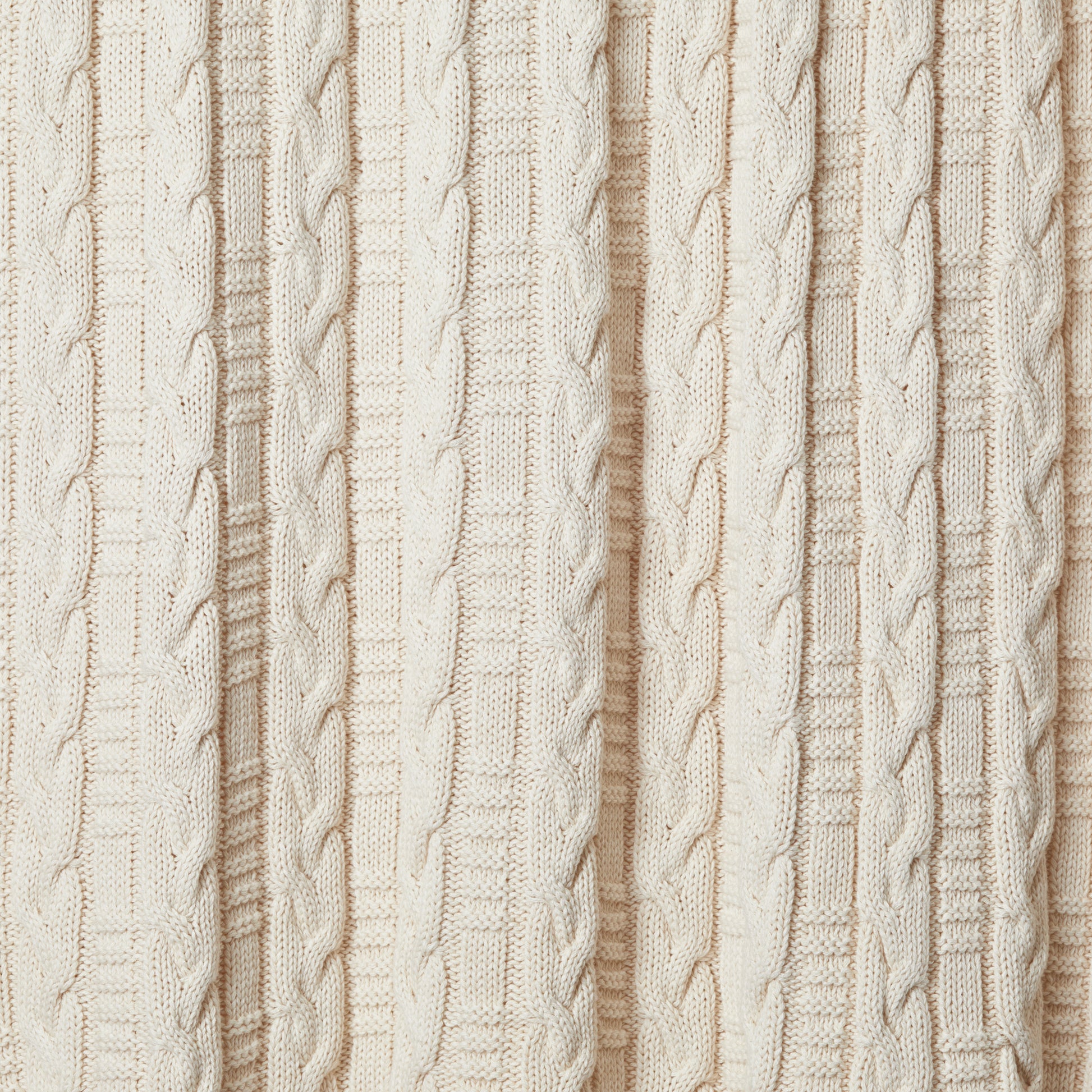 Braided Chunky Cable Throw Blanket