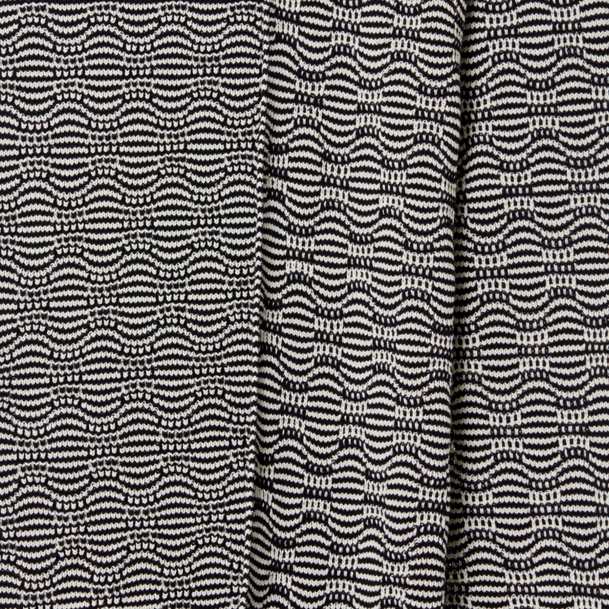 Lightweight Optical Stripe Throw Blanket