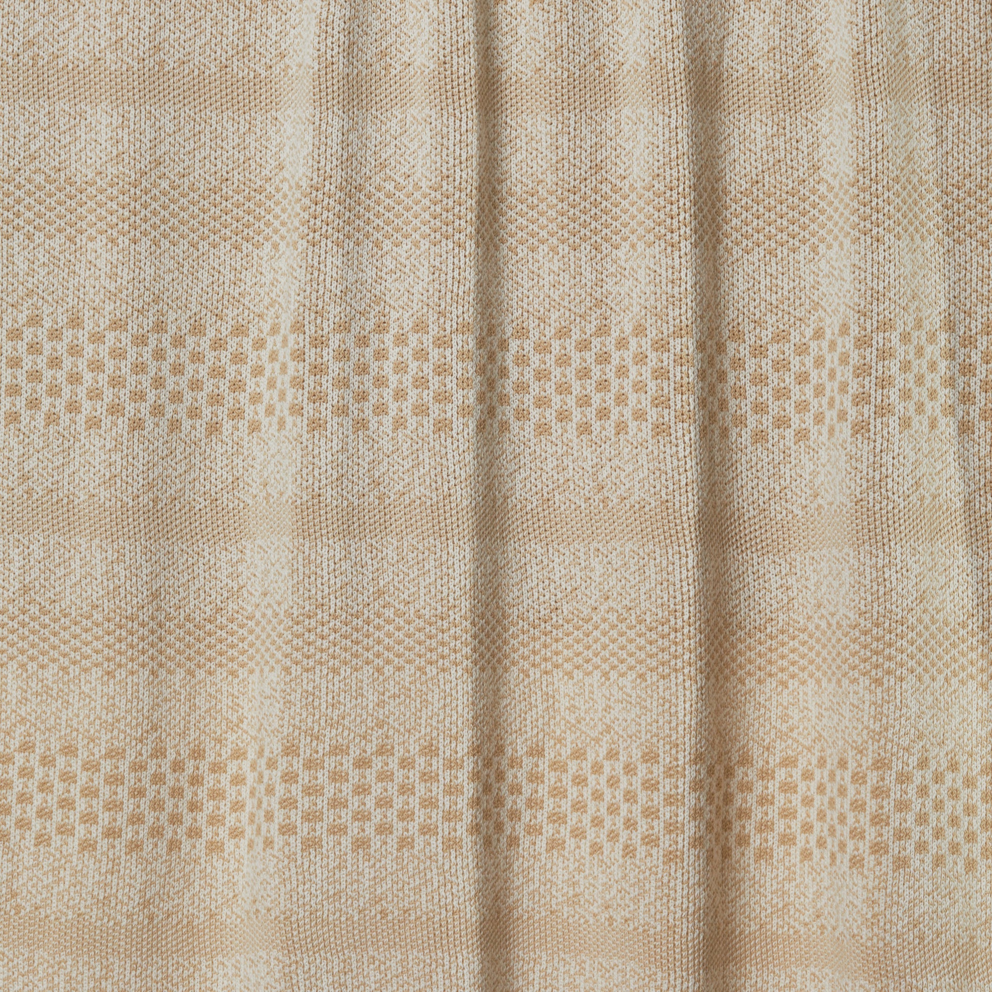 Tan Pixels Throw Blanket