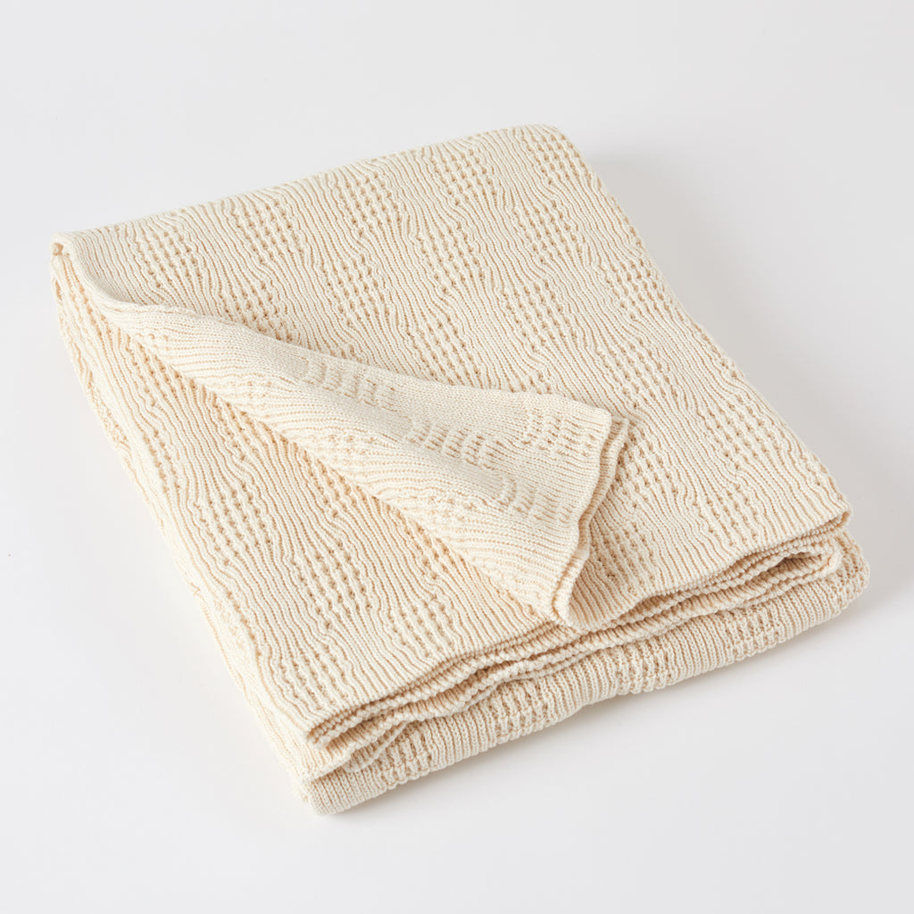 "New Wave" 100% Cotton Throw Blanket