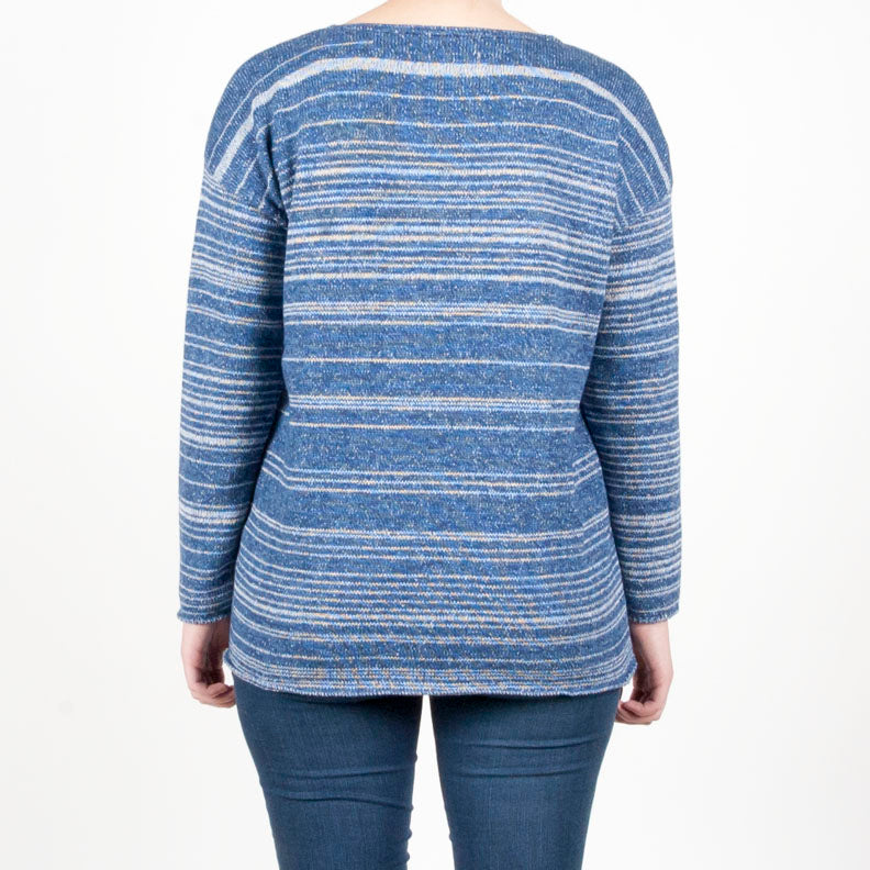 Denim/Natural Everyday Sweater