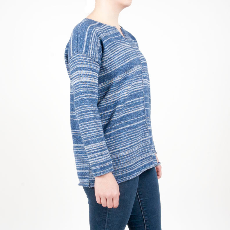 Denim/Natural Everyday Sweater
